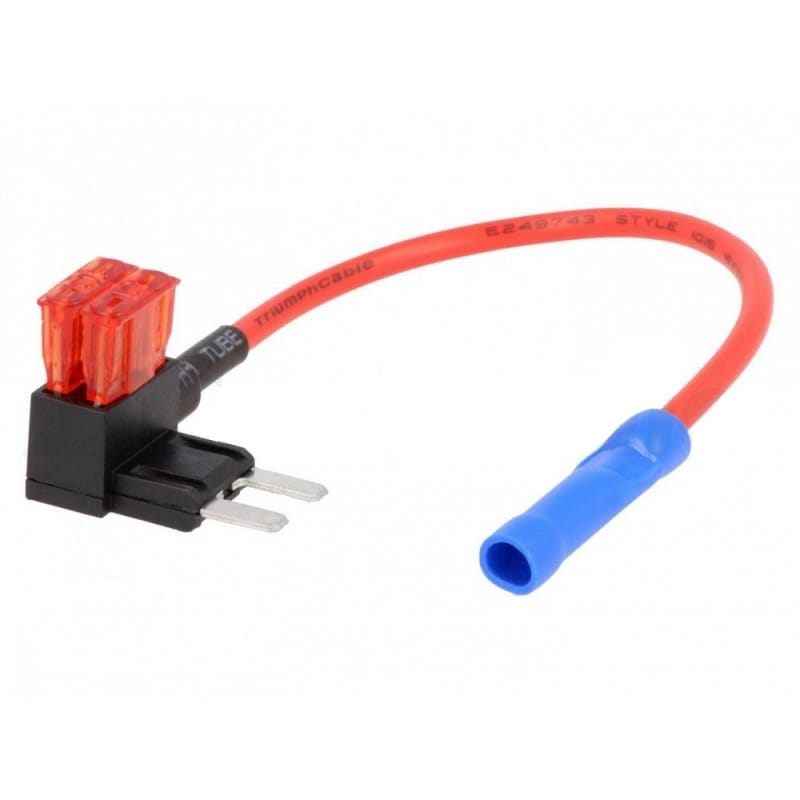 Splitter Auto Atm 10a Siguranta Mini X2 1mm2 Culoare Rosu 4carmedia 800