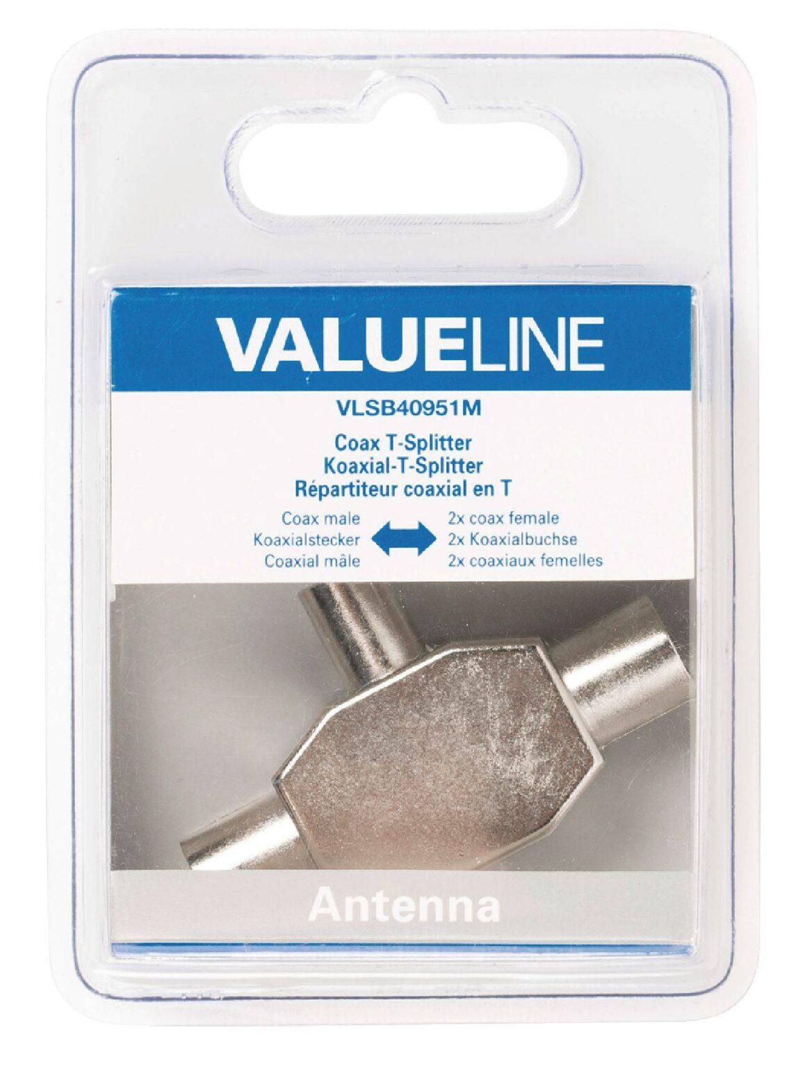 splitter t coaxial tata 2x coaxial mama valueline 3