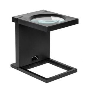 stand cu lupa 108mm 25d 3x led