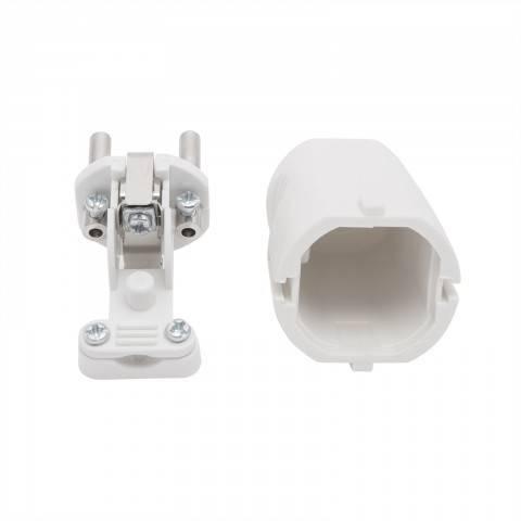 stecher 250v 50hz 16a schuko tata alb 3