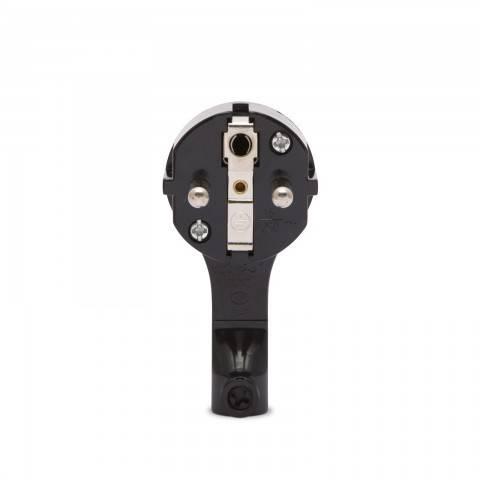 stecher schuko tata volanta 250v 16a negru 90 grade 05950bk 2