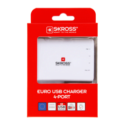 stecher skross eu cu 4 porturi usb alb 3x 1a 1x 24a 1