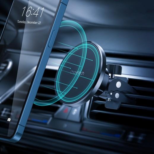 suport auto magnetic choetech at003 pentru seria iphone 12 prindere la ventilatie 5