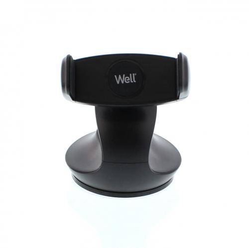 suport auto pentru telefon cu ventuza well 1