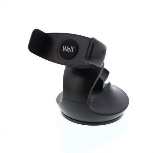 suport auto pentru telefon cu ventuza well