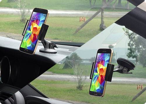 suport auto telefon bord parbriz smart clip universal car desk mount holder luxa2 11
