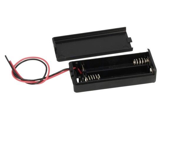 suport baterii 2x aaa montare cu capac terminal cabluri 150mm comf sbh 421 1a 1
