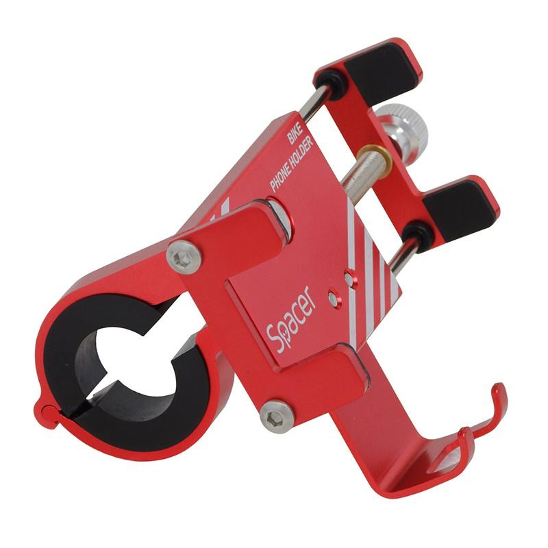 suport bicicleta metalic rosu spacer spbhr 3