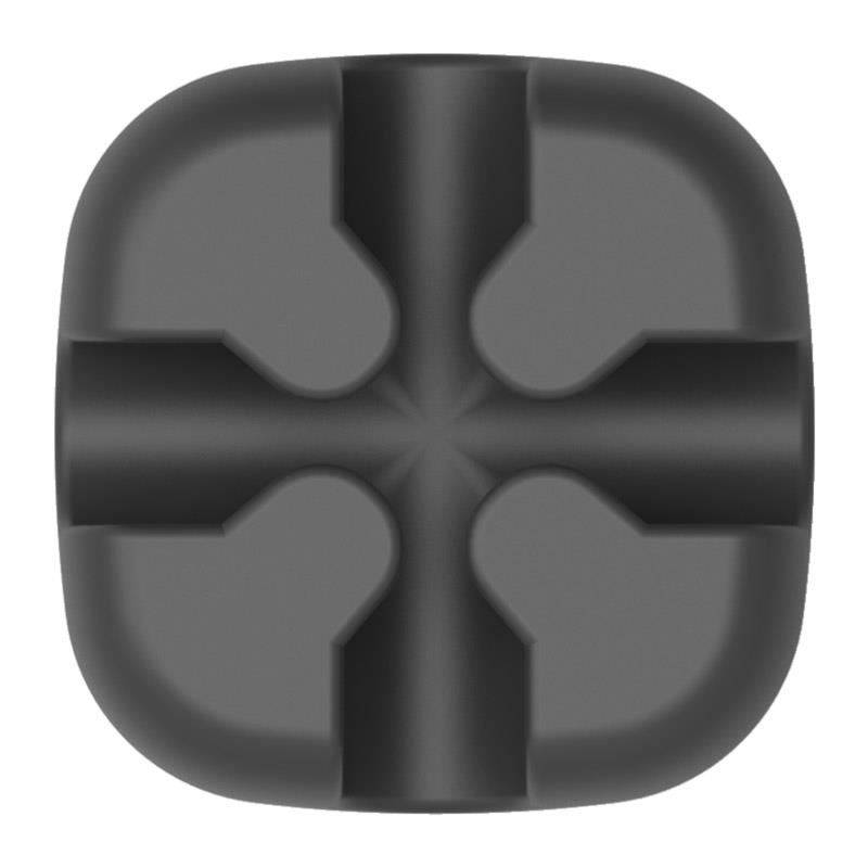 suport cablu 1 locas in cruce orico cbsx negru 23x23x10mm 4