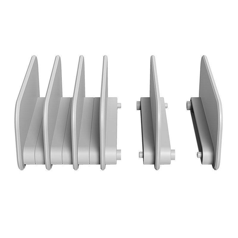 suport incarcare 5 locasuri orico dk205 argintiu 110x93x50 mm 1