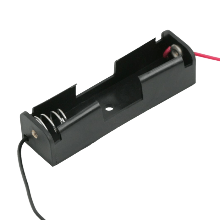 suport pentru baterie aa 1buc cu contacte pentru lipire