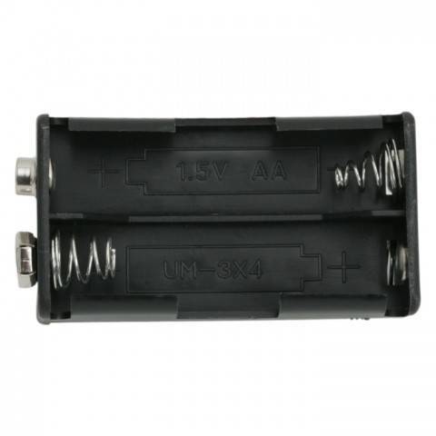 suport pentru baterii 2buc aa cu mufa de conectare 9v 1