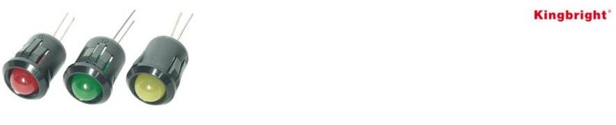 suport pentru led 10mm plastic convex kingbright electronic rtf 1090 3