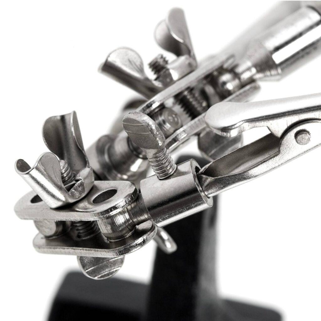 suport placa circuit imprimat cu lupa marire 2x fahrenheit 2