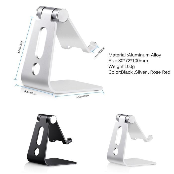 suport reglabil de birou pentru telefon choetech cp00032 argintiu 1