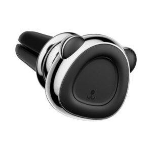 suport telefon baseus bear argintiu pentru grila de ventilatie auto