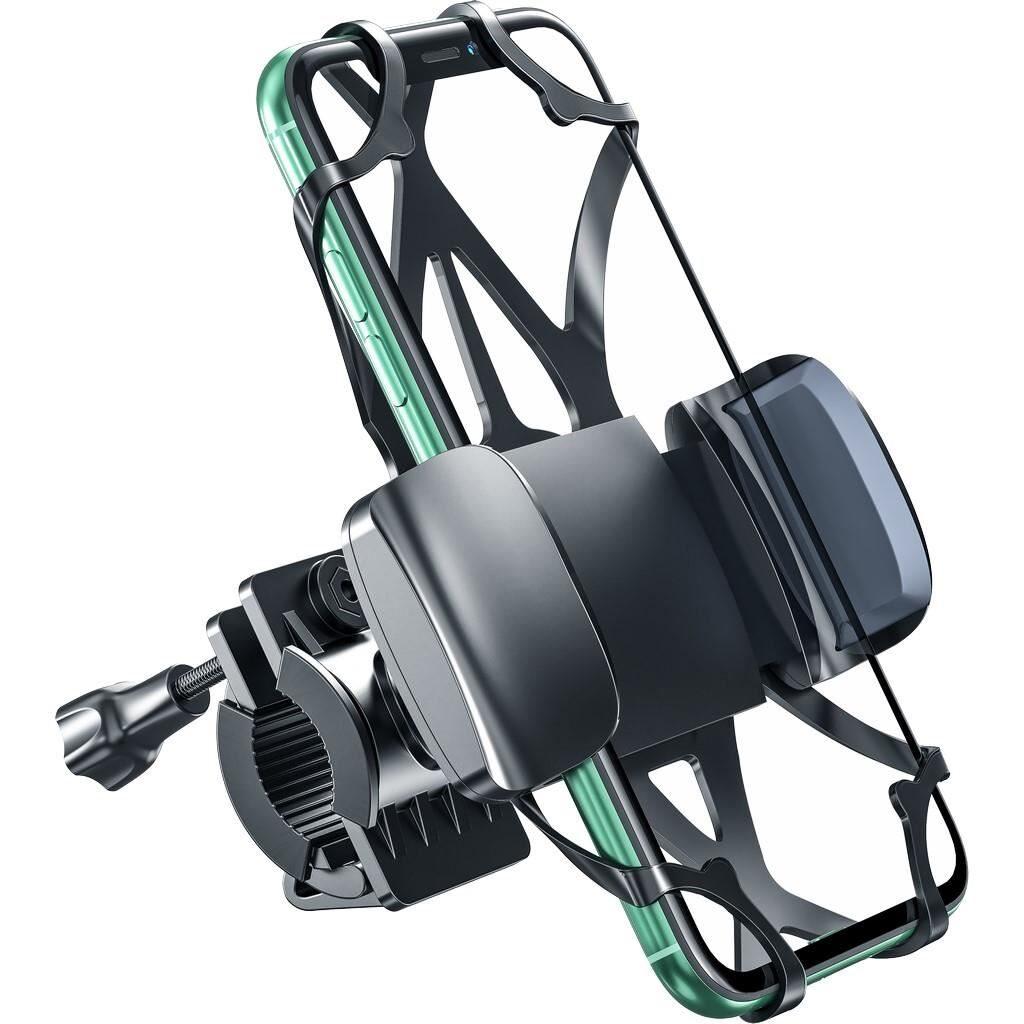 suport telefon pentru bicicleta negru inter tech mth 200 55 x 70 x 120 mmm