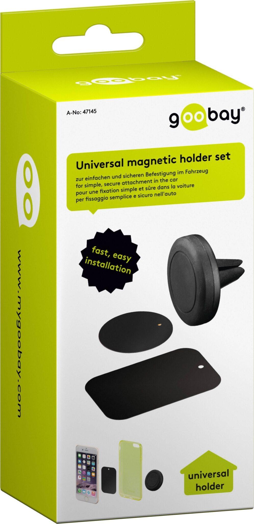 suport telefon universal magnet in grila ventilatie auto goobay 5 scaled