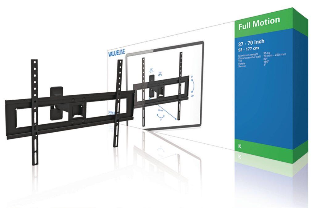 suport tv de perete 37 70 35kg valueline scaled