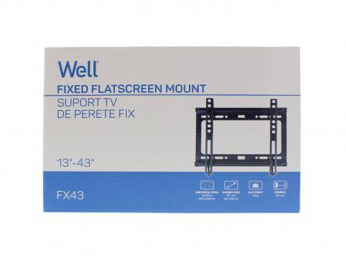 suport tv lcd de perete 13 43 fix well fx43 1