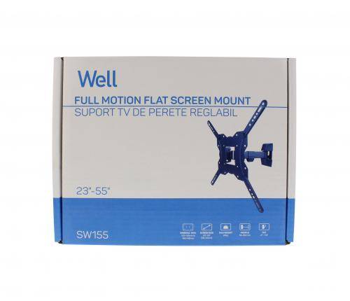 suport tv lcd de perete 23 55 reglabil 1 brat well 1