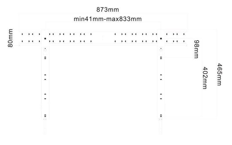 suport universal tv lcd 37 75 inch 190cm max 40kg goobay 1
