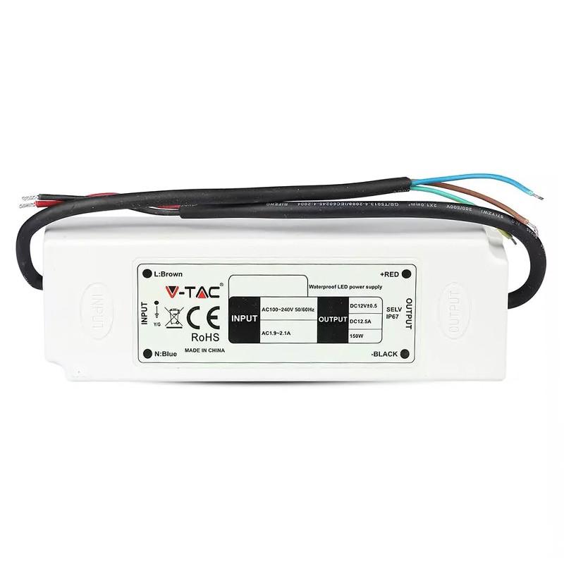 sursa alimentare banda led 12v 125a 150w ip67 v tac 3