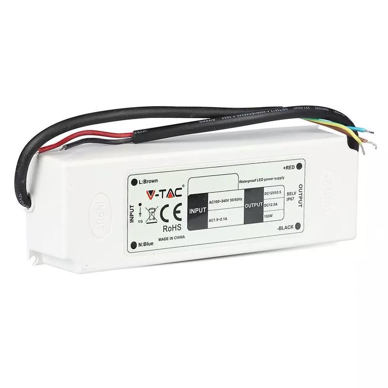 sursa alimentare banda led 12v 125a 150w ip67 v tac 4