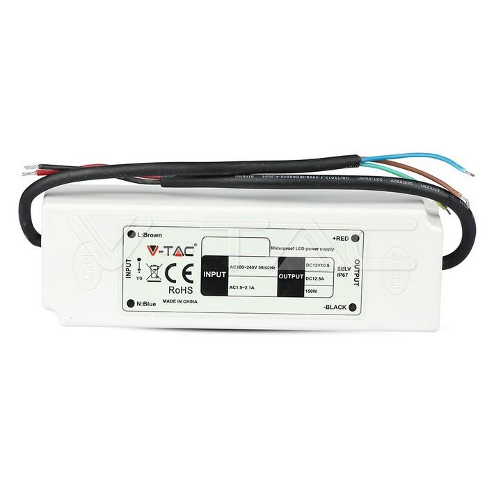 sursa alimentare banda led 12v 125a 150w ip67 v tac 7