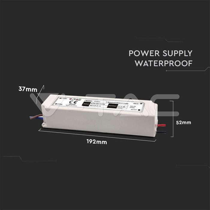 sursa alimentare banda led 12v 8a 100w ip67 v tac 1