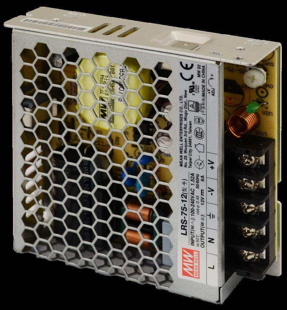 sursa in comutatie ac dc 75w 12v 6a lrs 75 12 meanwell 1
