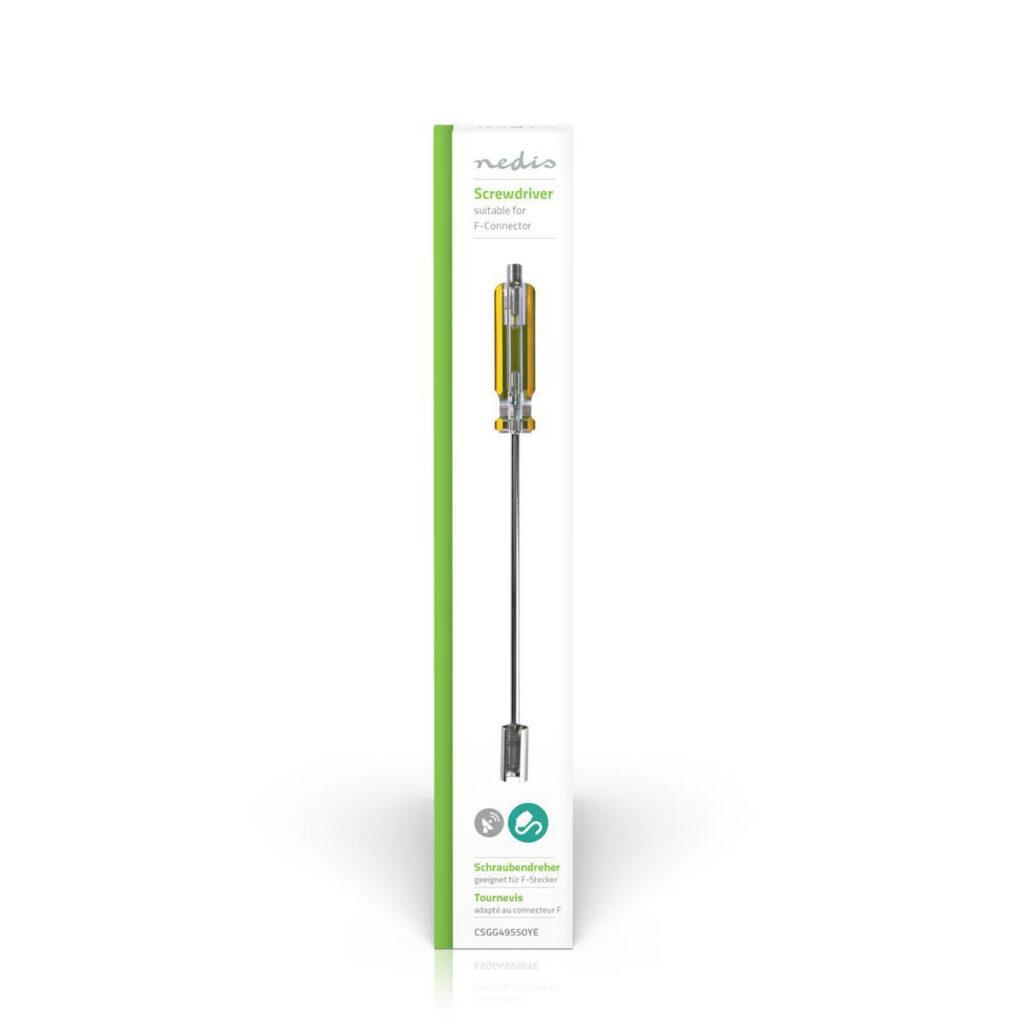 surubelnita 2 in 1 cu conector f nedis 2