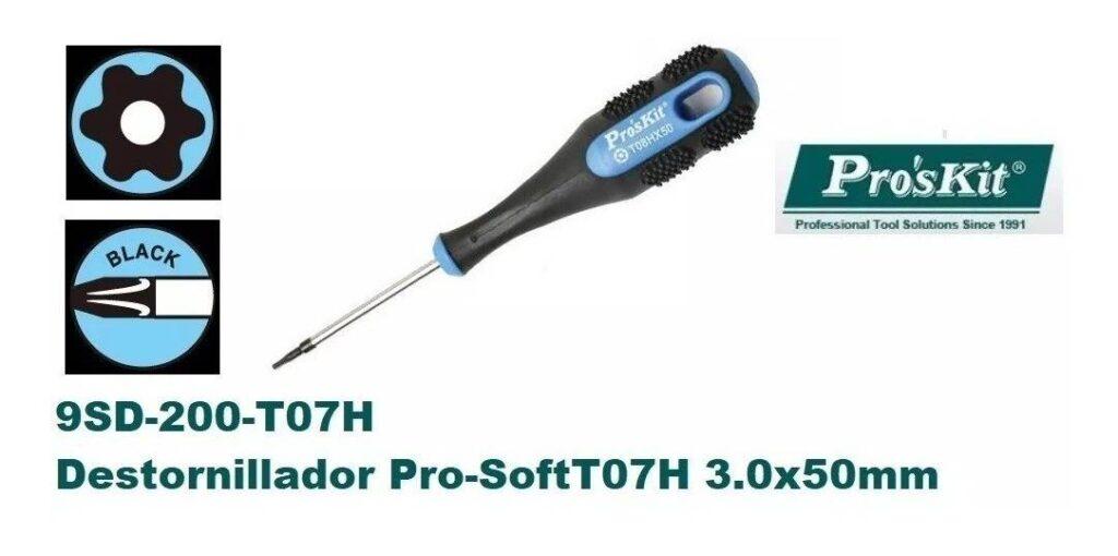 surubelnita cu varf hexagonal t07h 3x50mm pro skit 1