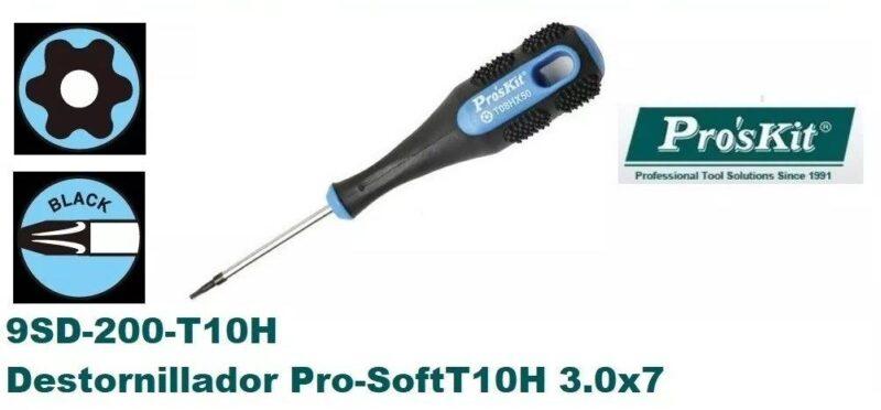 surubelnita cu varf hexagonal t10h 3x75mm proskit 1