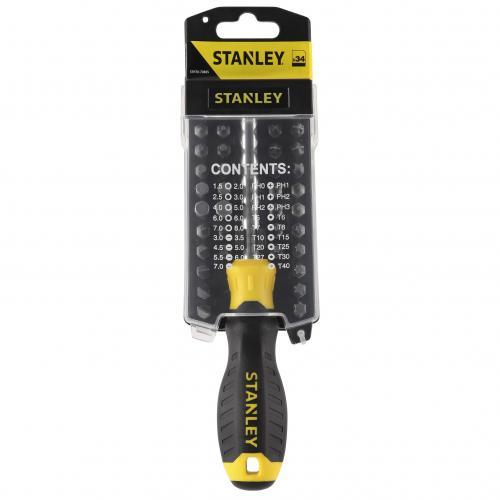 surubelnita multi bit 34 piese stht0 70885 stanley 1