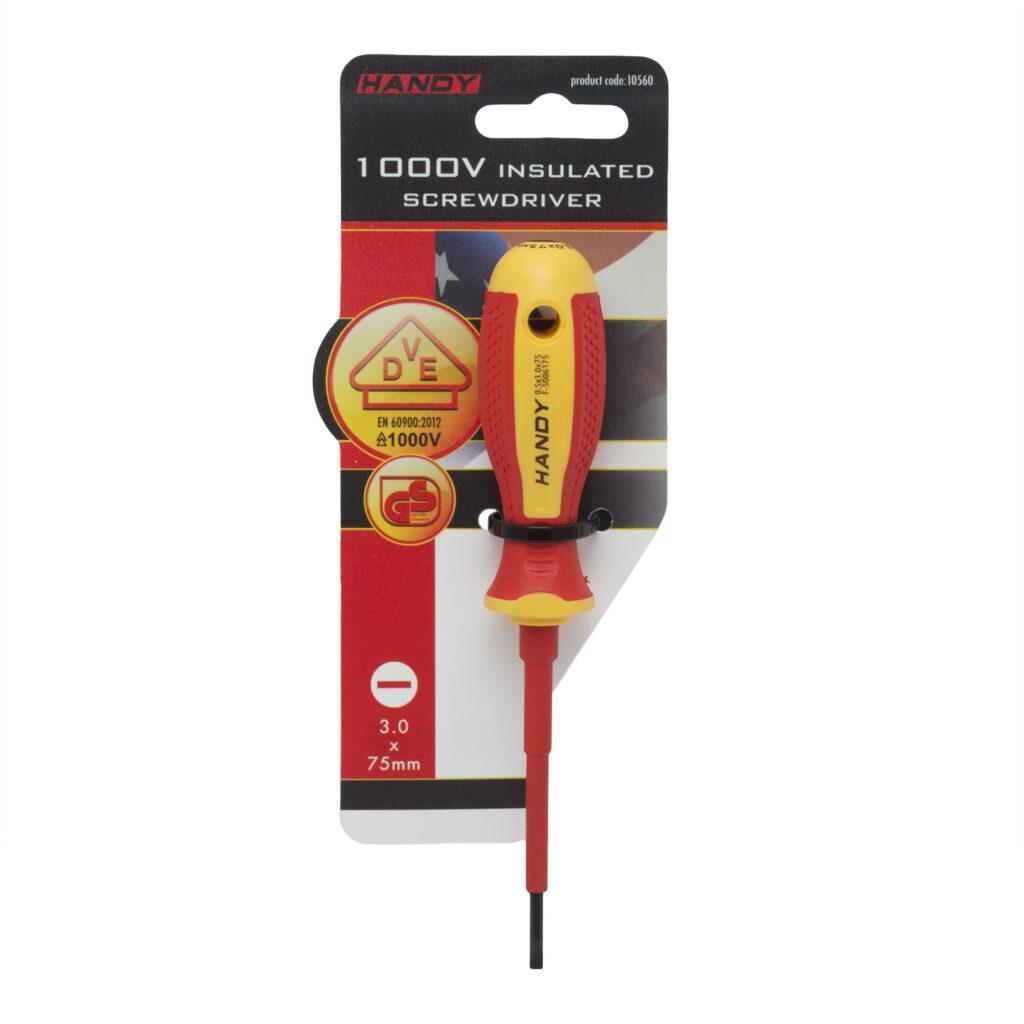 surubelnita plata izolata 1000v 05x 3x75mm varf magnetizat 10560 handy 2