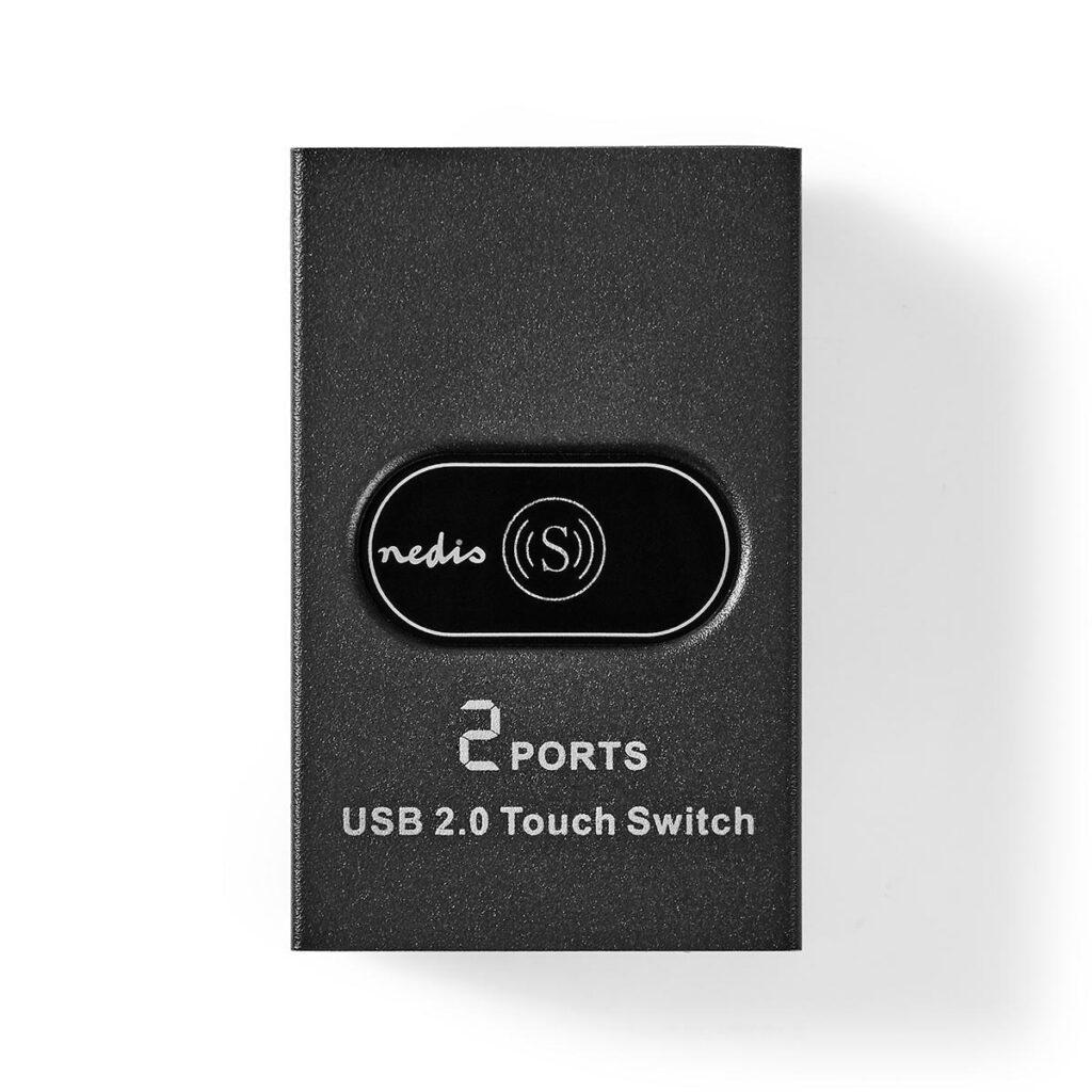 switch usb 2 porturi negru nedis 3