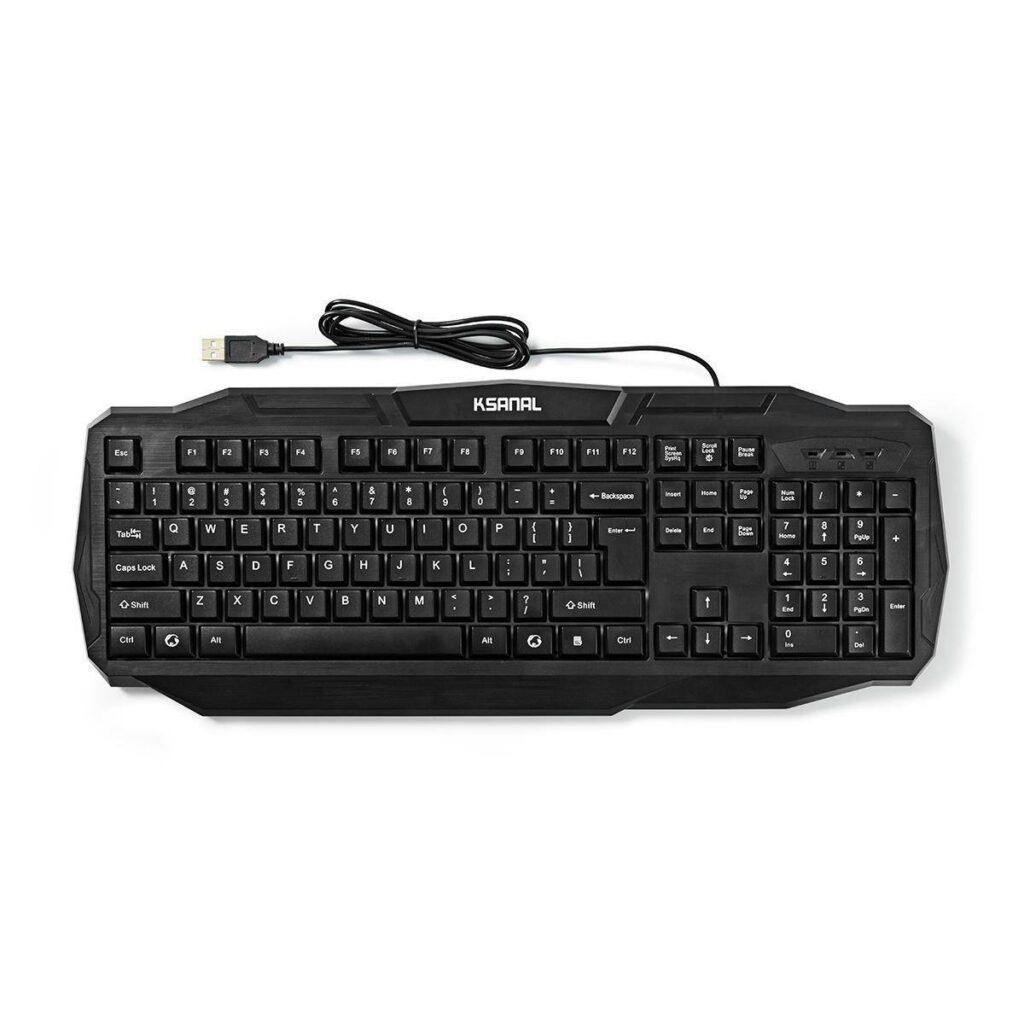tastatura gaming cu fir usb 20 us international negru nedis 2