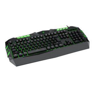 tastatura gaming t dagger torpedo neagra iluminata rosu verde glaben