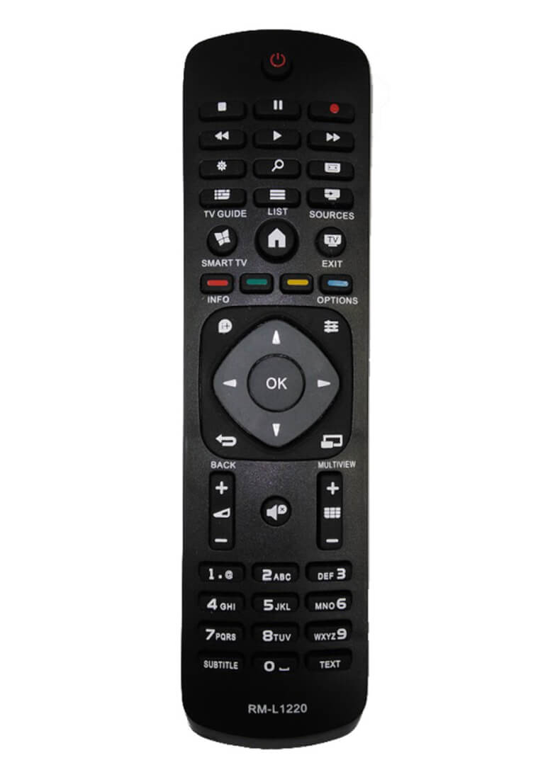 telecomada philips led tv rm l1220 ir 258 99