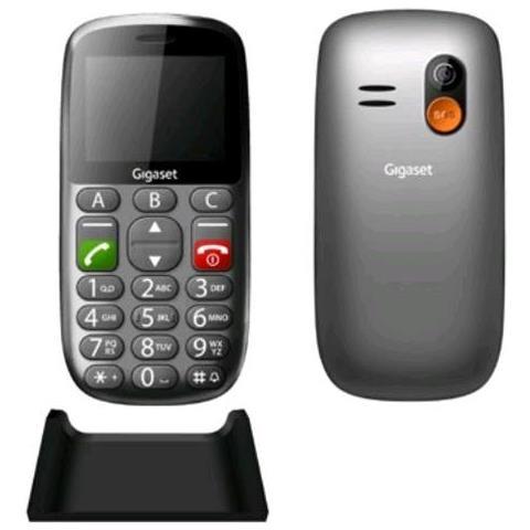 telefon mobil gigaset gl390 cu butoane mari argintiu 2