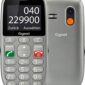 Telefon mobil Gigaset GL390 cu butoane mari argintiu