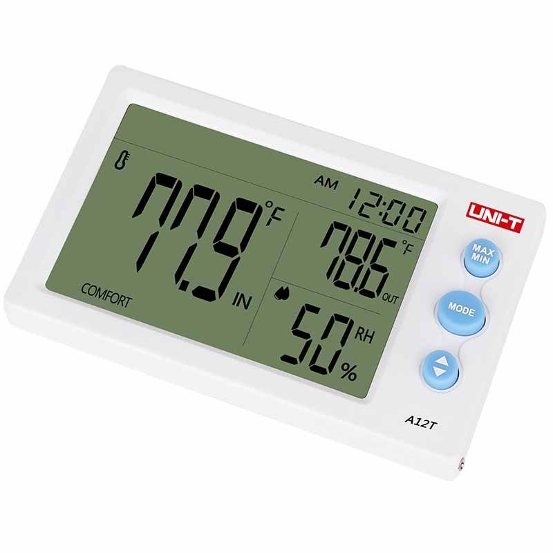 termohigrometru digital cu sonda temperatura a12t uni t 3