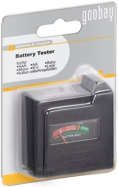 tester baterii cu display analogic pentru aaa aa c d 9v si n goobay 1