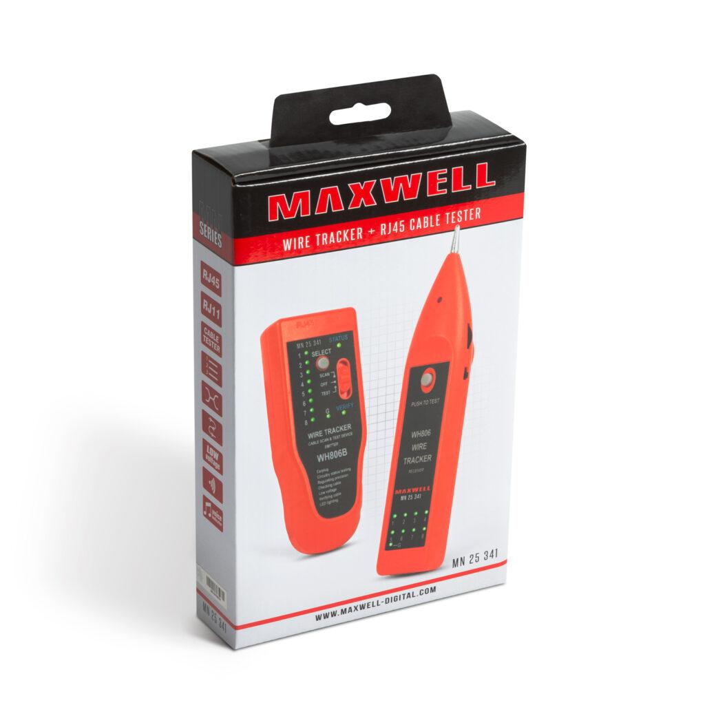 tester pentru perechi de cabluri cu led cu tester cablu rj45 maxwell 6