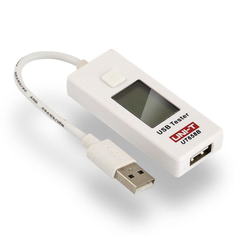 tester usb uni t ut658b monitorizeaza starea de incarcare a dispozitivelor alimentate prin usb 2