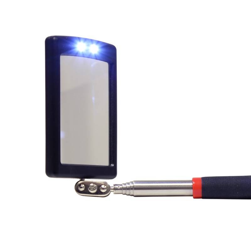 tija telescopica cu oglinda inspectie si led proline 1