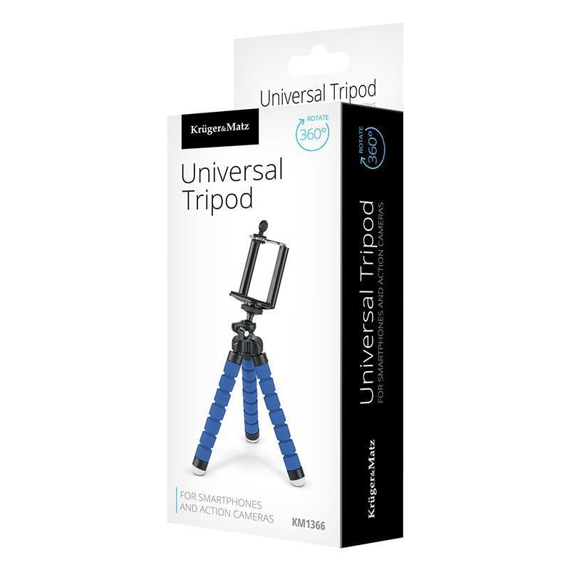 trepied pentru telefon camera albastru krugermatz 3