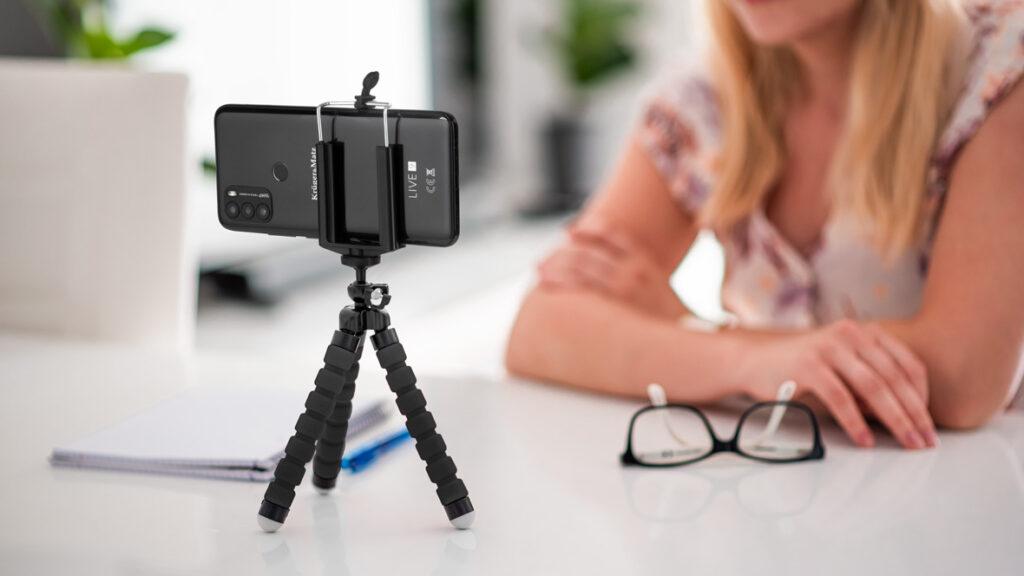 trepied pentru telefon camera negru krugermatz 1