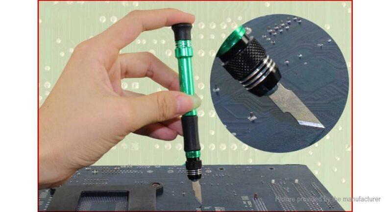 trusa cutite cu maner din aluminiu proskit 1